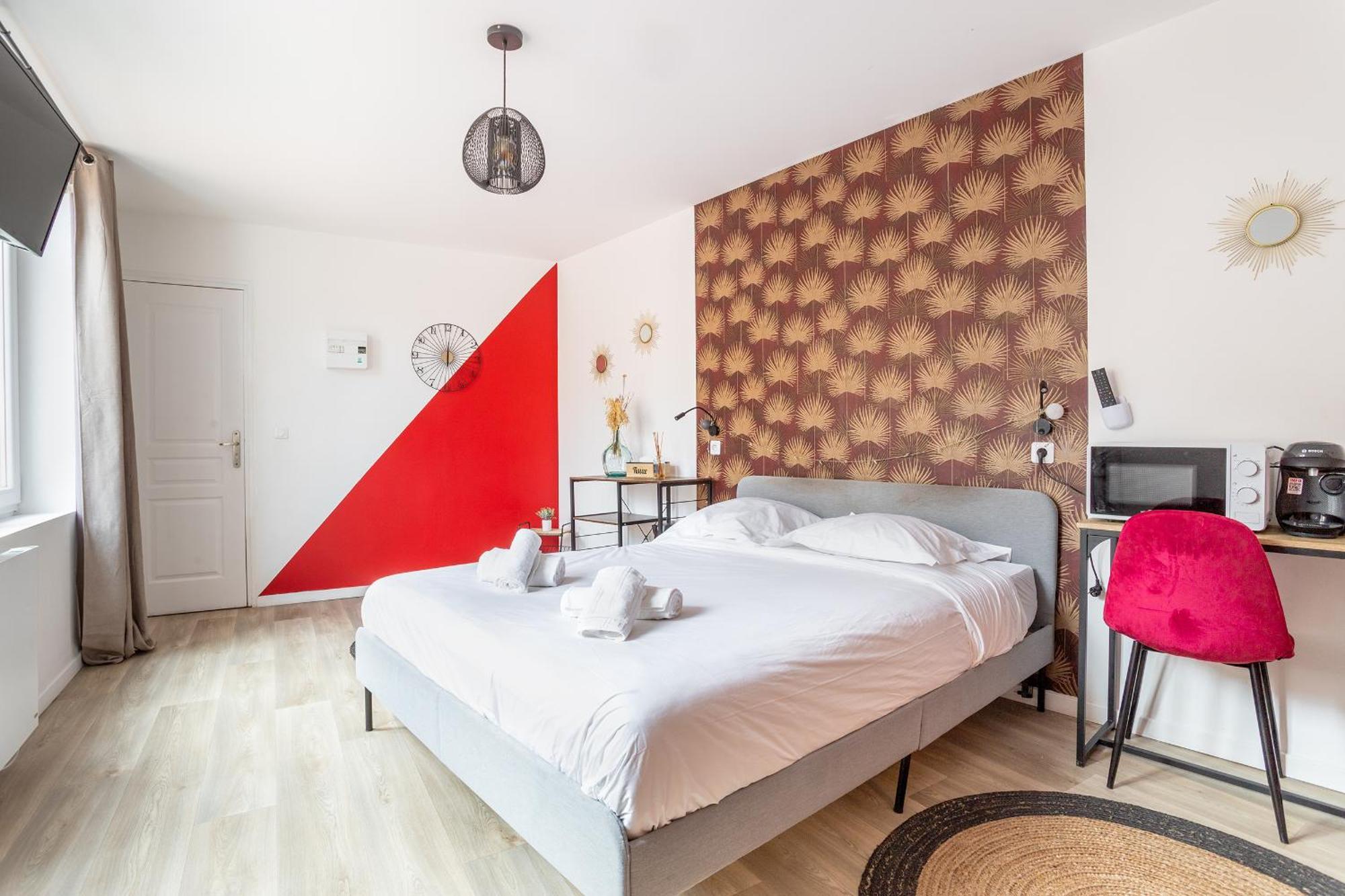 S&K Suite Grande Rue Roubaix - Chambre Spacieuse Et Sdb Privee - Netflix Et Cuisine 외부 사진